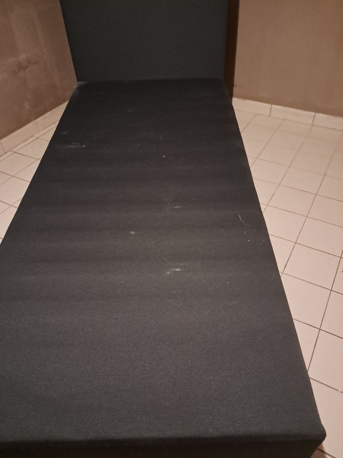 boxsprings, Huis en Inrichting, Ophalen, Gebruikt, Eenpersoons, Zwart