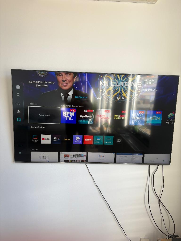 TV Samsung QLED 4K 65’ SmartTV neuve de 4 mois, QLED, 120 Hz, Comme neuf, Enlèvement