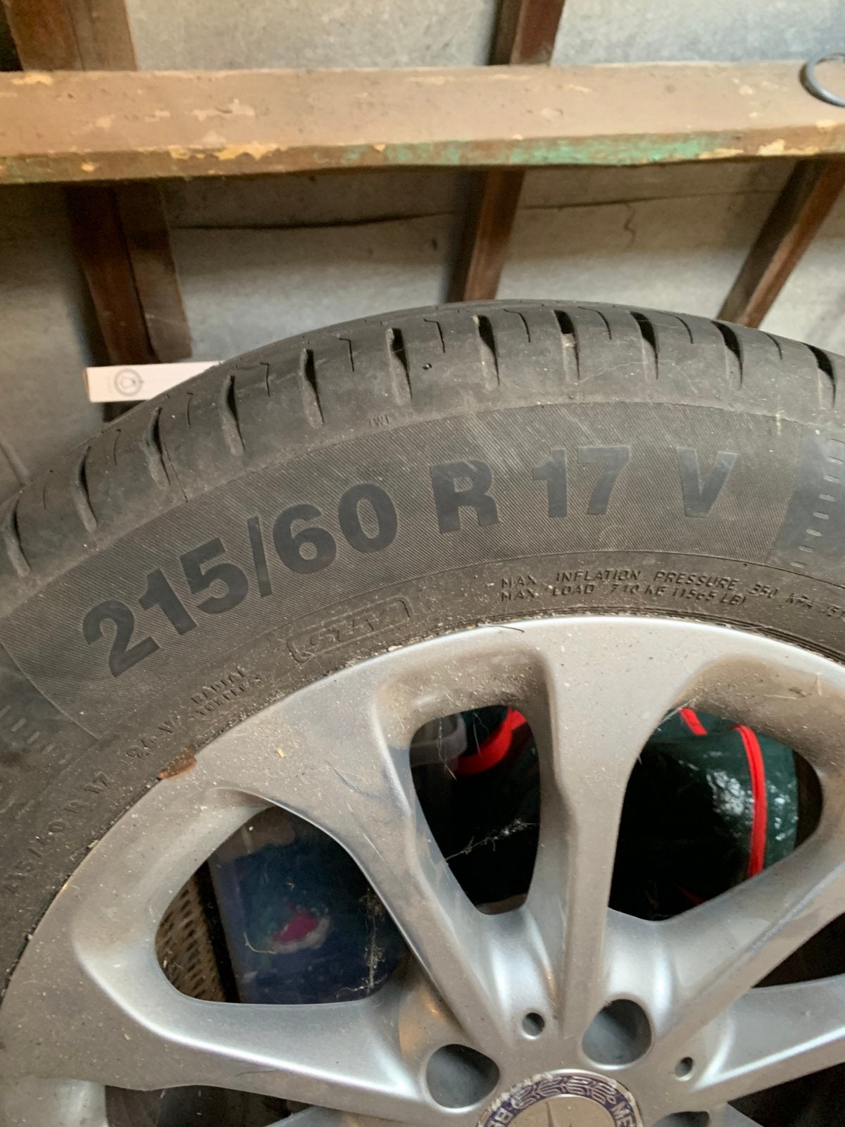 Mercedes velgen 215/60/R17 V, Auto-onderdelen, Banden en Velgen, Ophalen, Band(en)
