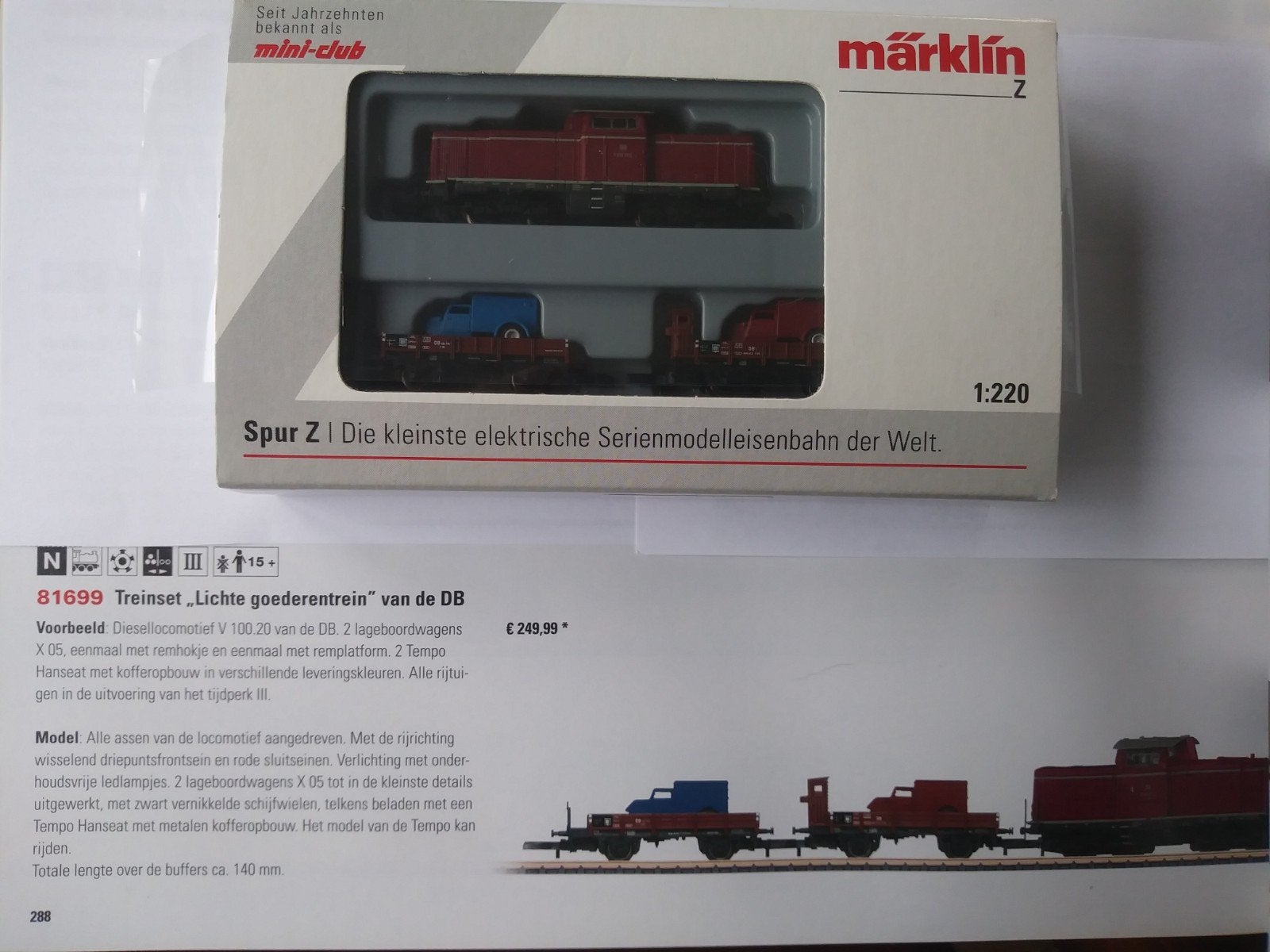 Marklin 81699 Nieuw, Hobby en Vrije tijd, Modeltreinen | Overige schalen, Ophalen of Verzenden
