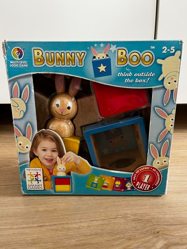 Smartgames Bunny Boo, Hobby en Vrije tijd, Gezelschapsspellen | Overige, Een of twee spelers, Ophalen, Gebruikt