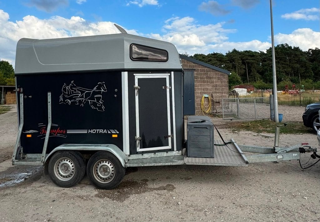 Mentrailer (met opknapwerk), Animaux & Accessoires, Chevaux & Poneys | Semi-remorques & Remorques, Enlèvement, Utilisé, Bois, Remorque 2 chevaux