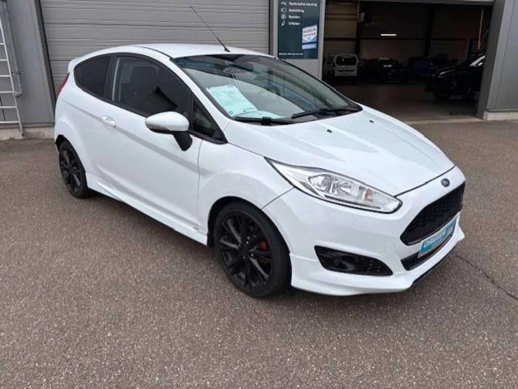 Ford Fiesta Fiesta 1.0 EcoBoost Sport S/S/Airco/1j gar(1), Auto's, Euro 5, Stof, Gebruikt, Zwart