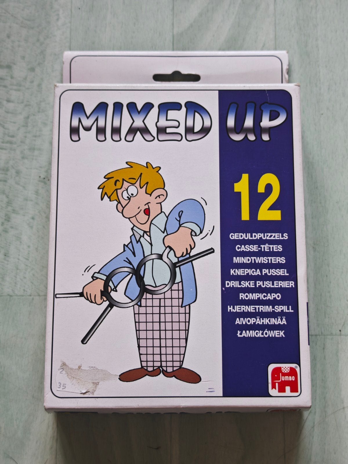 Jeu Vintage "Mixed Up" Jumbo 12 Casse-têtes en Métal Complet, Enlèvement