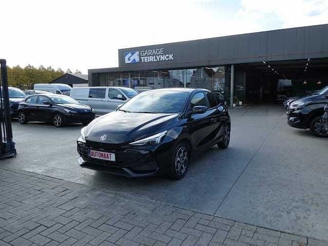 MG MG3 1.5 Hybrid+ 195pk Luxury Luxe 360 Cam BLIS ACC Leder, Auto's, Automaat, Zwart, Bedrijf, Hybride Elektrisch/Benzine