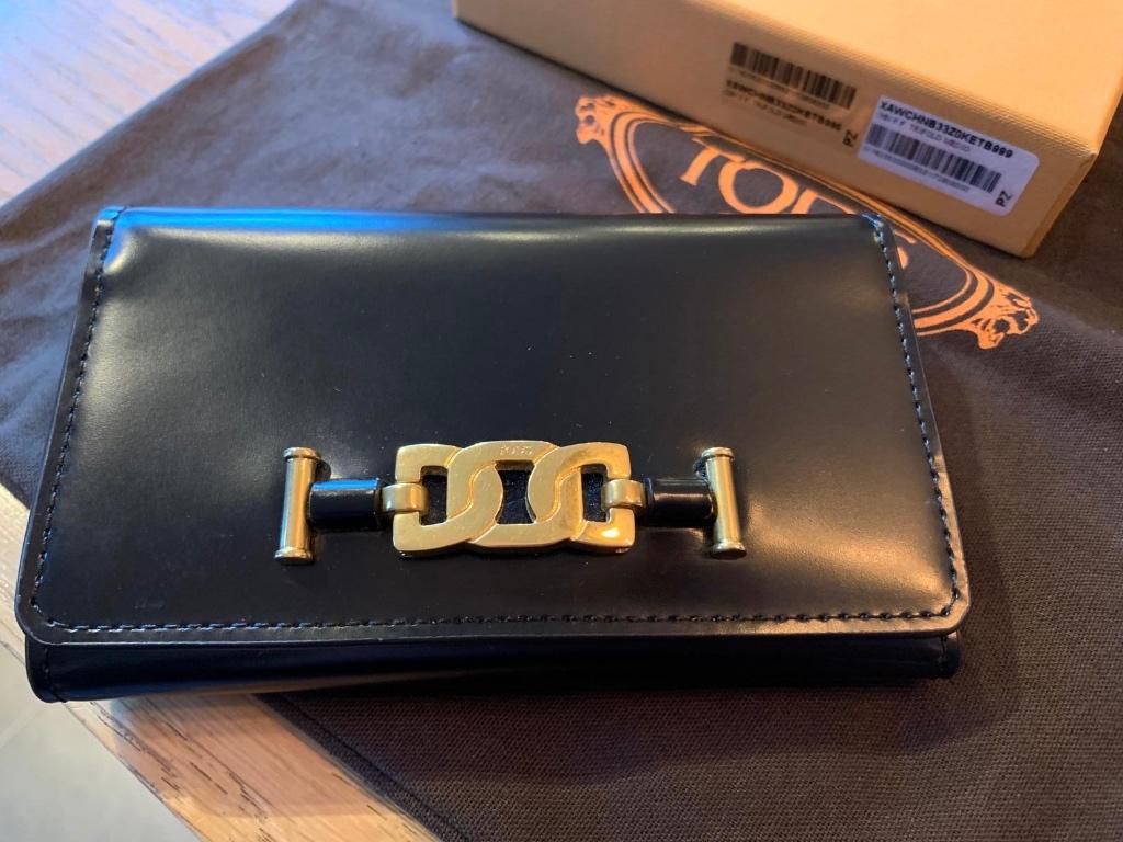 Tods portemonnee, Handtassen en Accessoires, Portemonnees, Zo goed als nieuw, Overige merken, Zwart, Leder, Ophalen of Verzenden