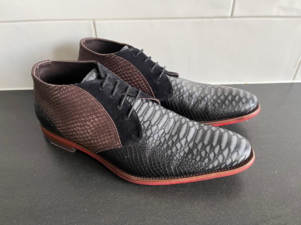 Floris van Bommel herenschoenen maat 9 / 43, Kleding | Heren, Schoenen, Zwart, Ophalen of Verzenden, Zo goed als nieuw, Veterschoenen