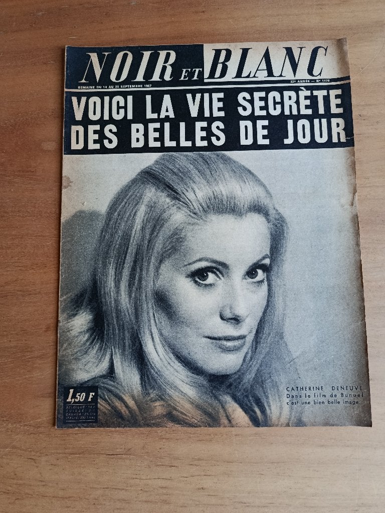13 magazines "Noir et Blanc" de 1967 à 1970 - lot vintage, Enlèvement ou Envoi, Utilisé, Autres types