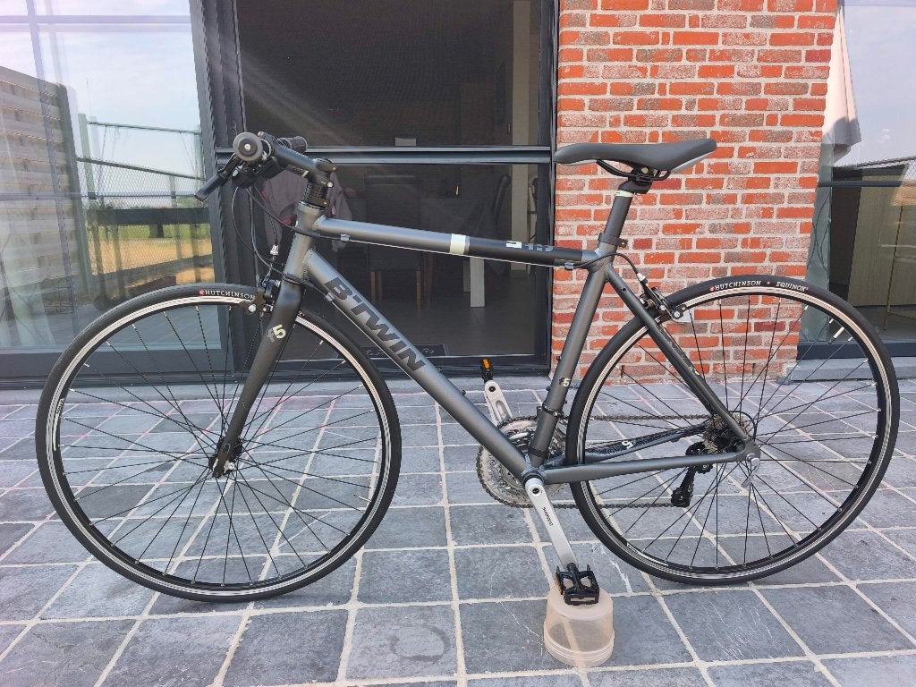 Sportfiets "B'twin Fit5" in uitstekende staat., Ophalen, 28 inch, Velgrem, 49 tot 53 cm
