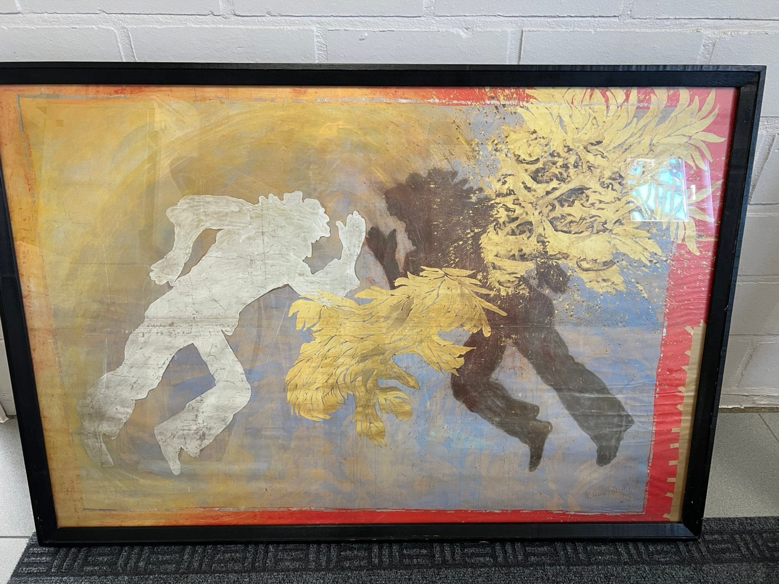 Der Engel Und Dein Schatten, Enlèvement, Sous verre, Dessin