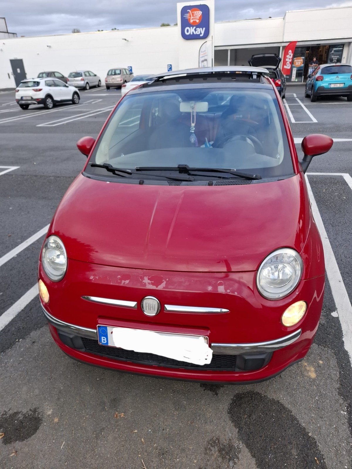 Fiat 500 TwinAir, Rouge, Euro 5, 63 kW, Boîte manuelle