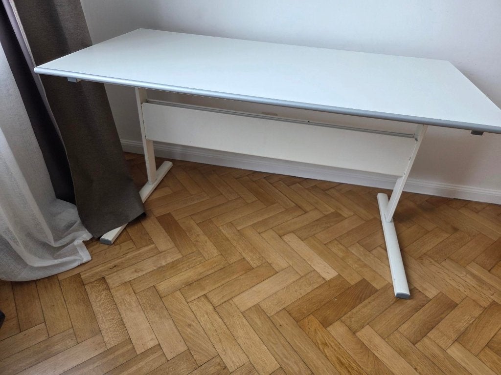 Bureau professionnel IKEA Galant robuste, Maison & Meubles, Bureaux, Utilisé, Bureau d'ordinateur, IKEA, Industriel, Métal, Blanc