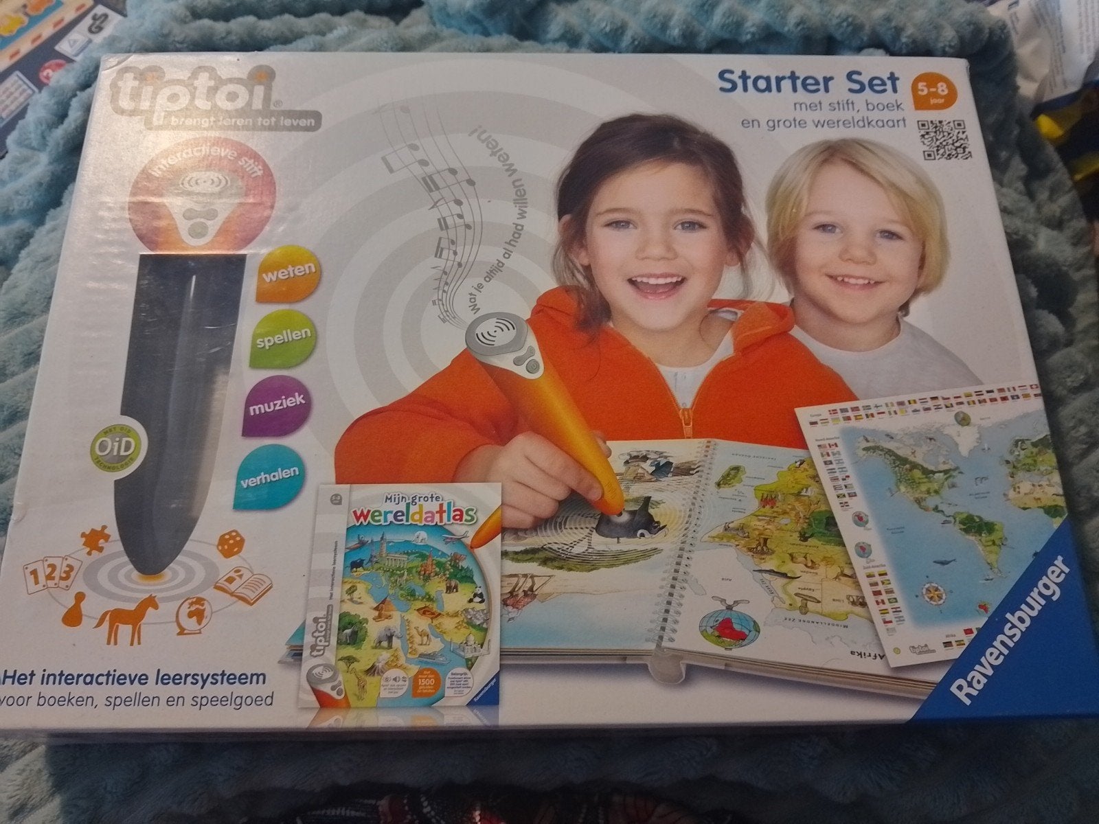 tiptoi starters set met stift, boek en wereldkaart, Ophalen of Verzenden