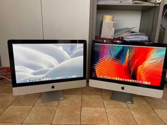 2 x iMac 21.5 inch - werken perfect - enkel samen te koop, Computers en Software, Apple Desktops, Ophalen, Gebruikt, HDD en SSD