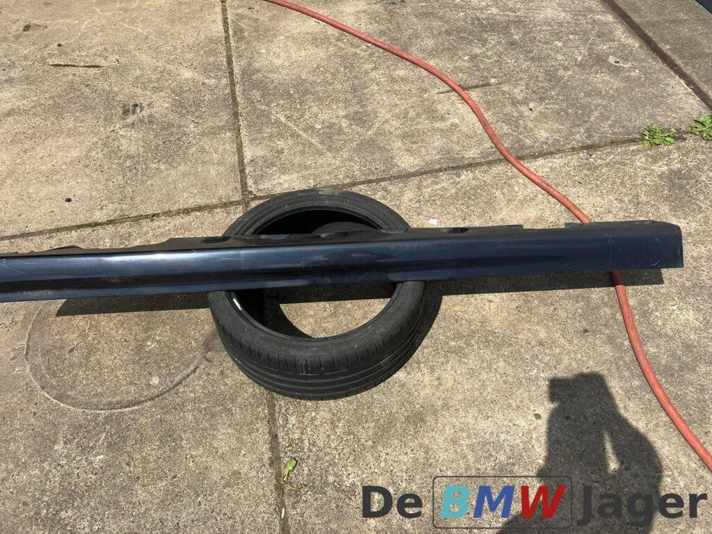 Sideskirt links zwart BMW 3-serie E46 m3 2496649, Gebruikt, Ophalen of Verzenden, BMW, BMW