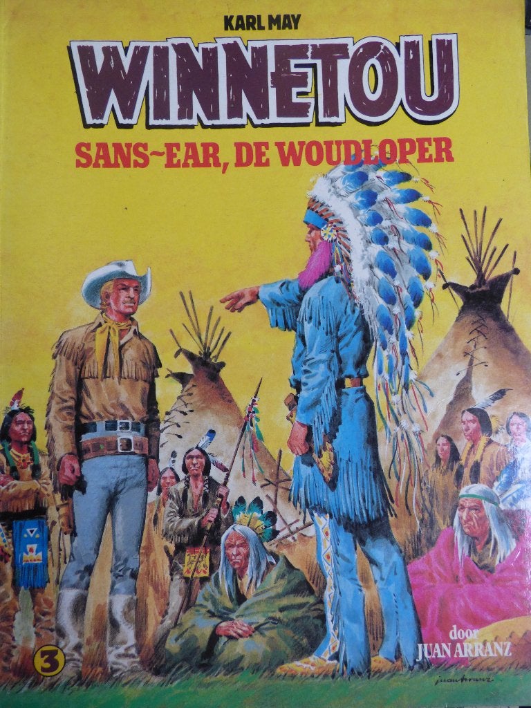 winnetou ,  sans-ear,de woudloper ,  1ste druk 1981, Boeken, Ophalen of Verzenden
