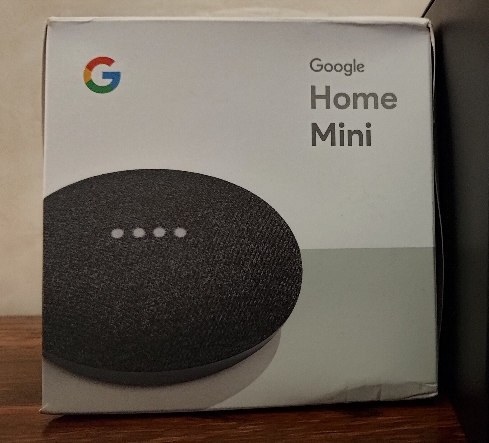 Google mini-luidspreker charcoal, Ophalen, Slimme speaker, Google, Zo goed als nieuw