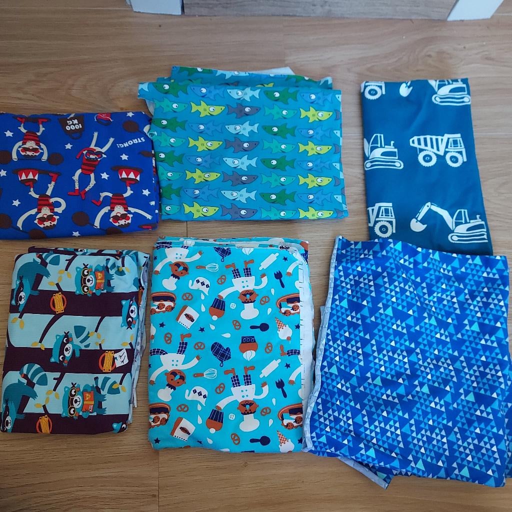 Lot stoffen katoen en stretch, Hobby en Vrije tijd, Ophalen, Overige kleuren, Nieuw, 30 tot 120 cm