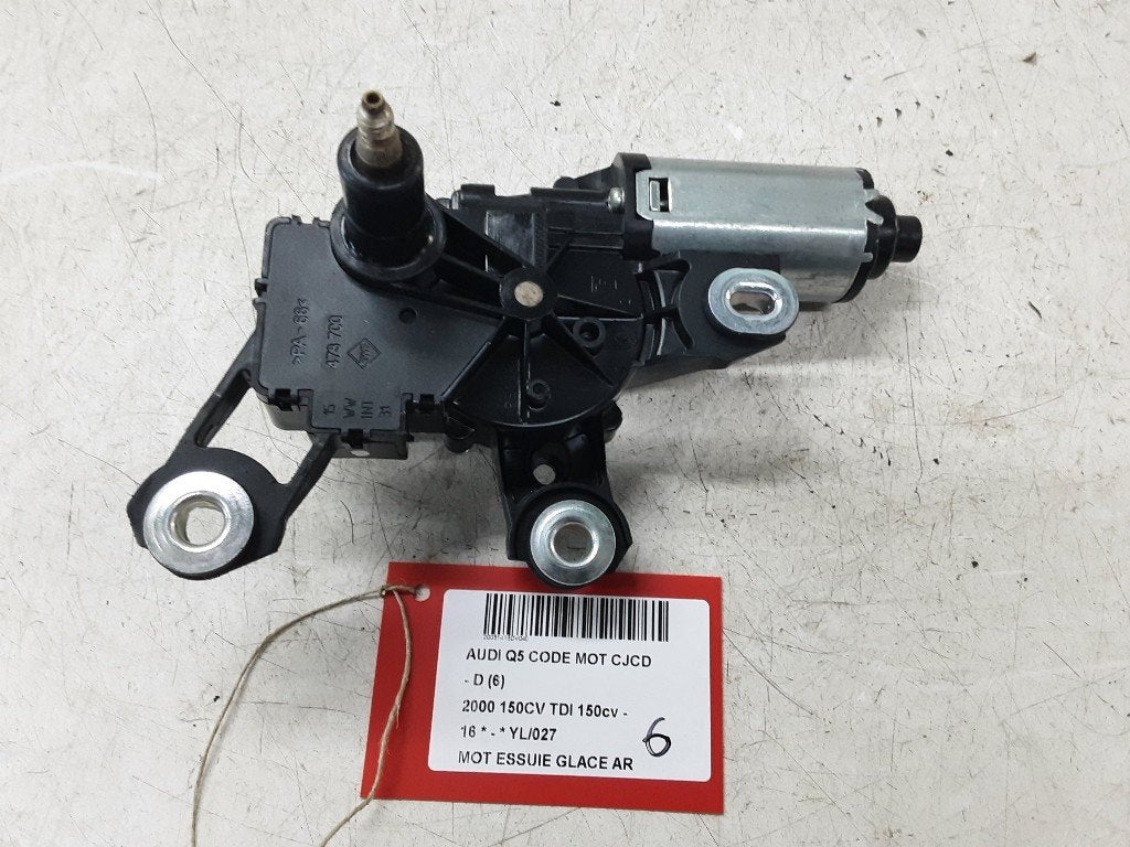 RUITENWISSERMOTOR ACHTER Audi Q5 (8RB) (8R0955711B), Gebruikt, Mevr. I. Hauben, Audi, Rue de l'Espoir 34 34
4030  GRIVEGNÉE, BE