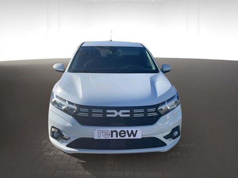 Dacia Sandero Expression SCe 65, Auto's, Dacia, Stof, Gebruikt, Zwart, Wit
