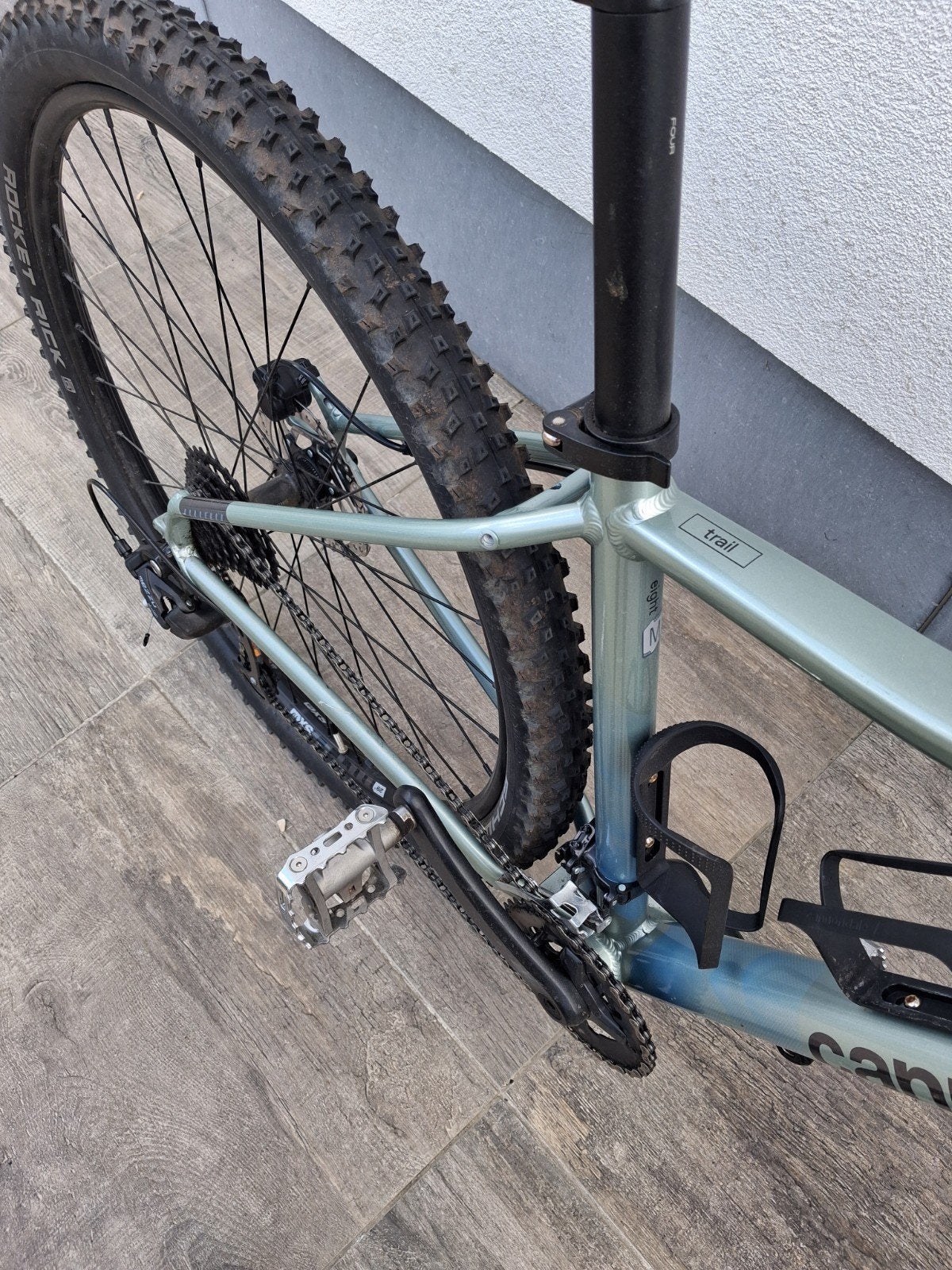 Mountainbike cannondale trail maat medium lichtgroen, Fietsen en Brommers, Minder dan 47 cm, Meer dan 20 versnellingen, Schijfrem