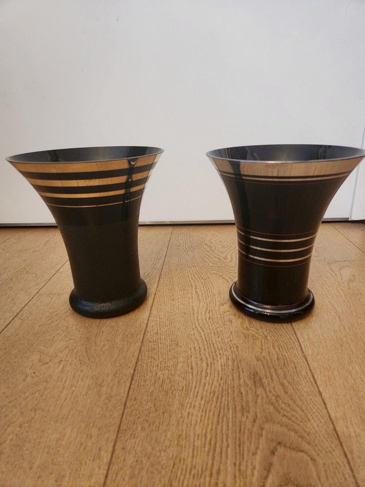 Prachtig stel Art Deco / Mid-Century vazen – Paul Heller voo, Enlèvement