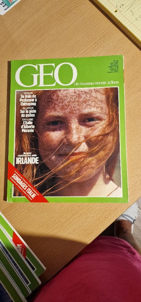 Magazine Geo 1985, Enlèvement, Utilisé, Autres types