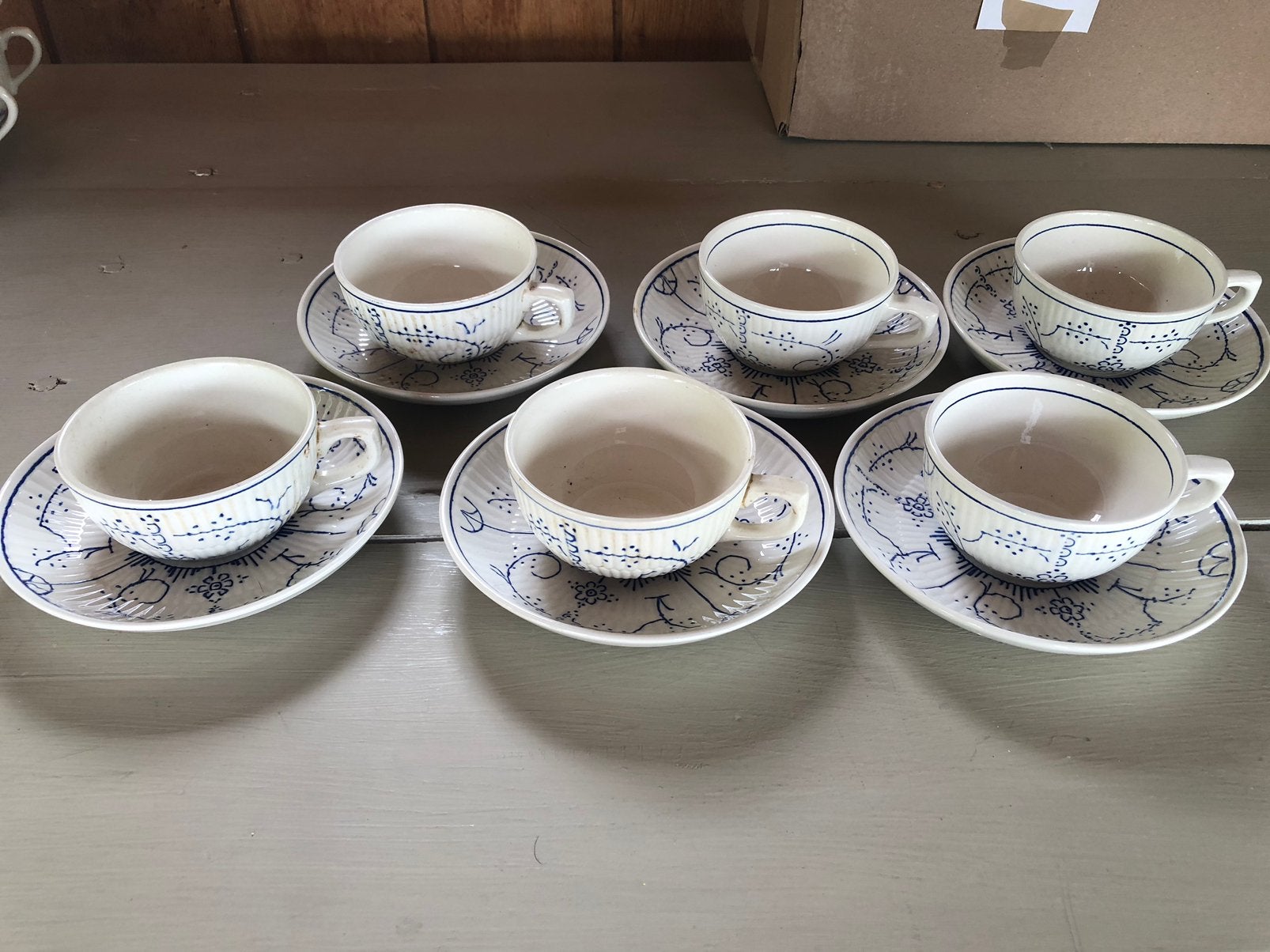 Koffietassen boch, Ophalen