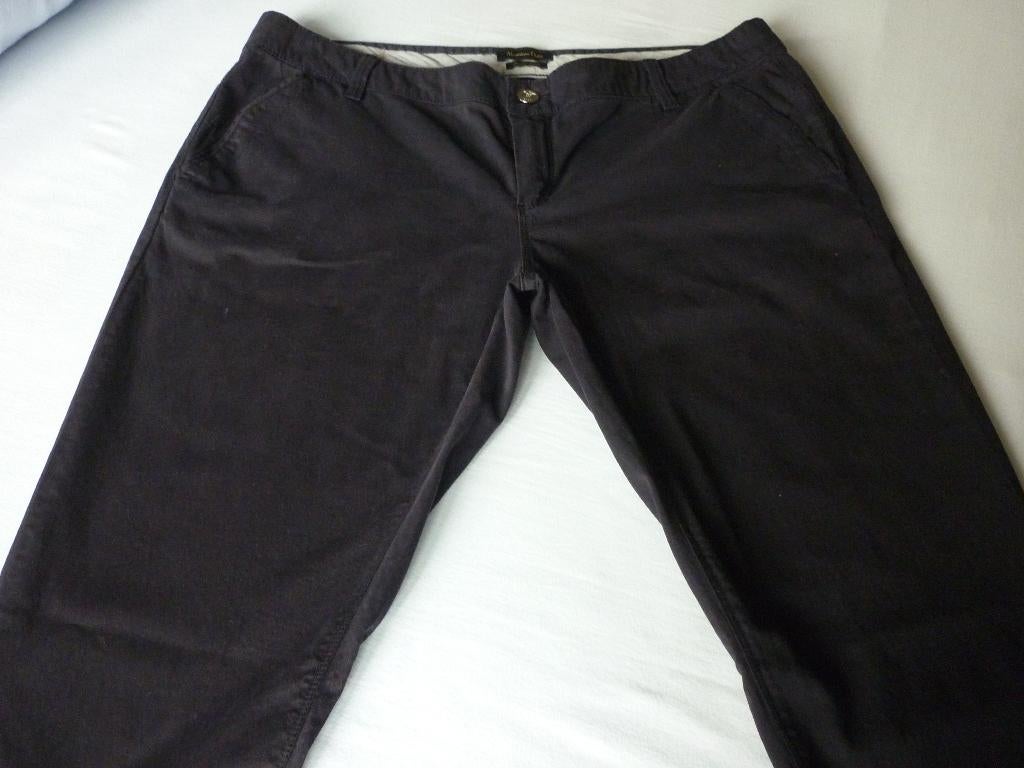 Broek Massimo Dutti, Massimo Dutti, Blauw, Maat 42/44 (L), Ophalen of Verzenden