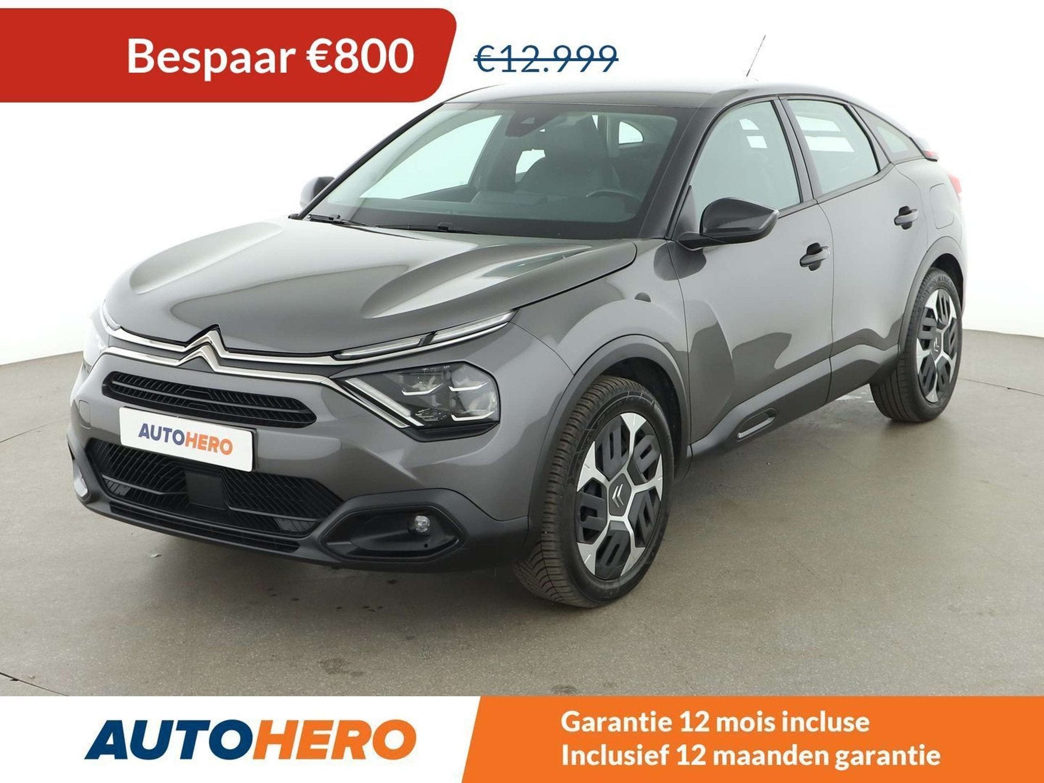 Citroën C4 1.2 PureTech Feel (année de construction 2020), Autos, Argent ou Gris, Achat, Euro 6, Boîte manuelle
