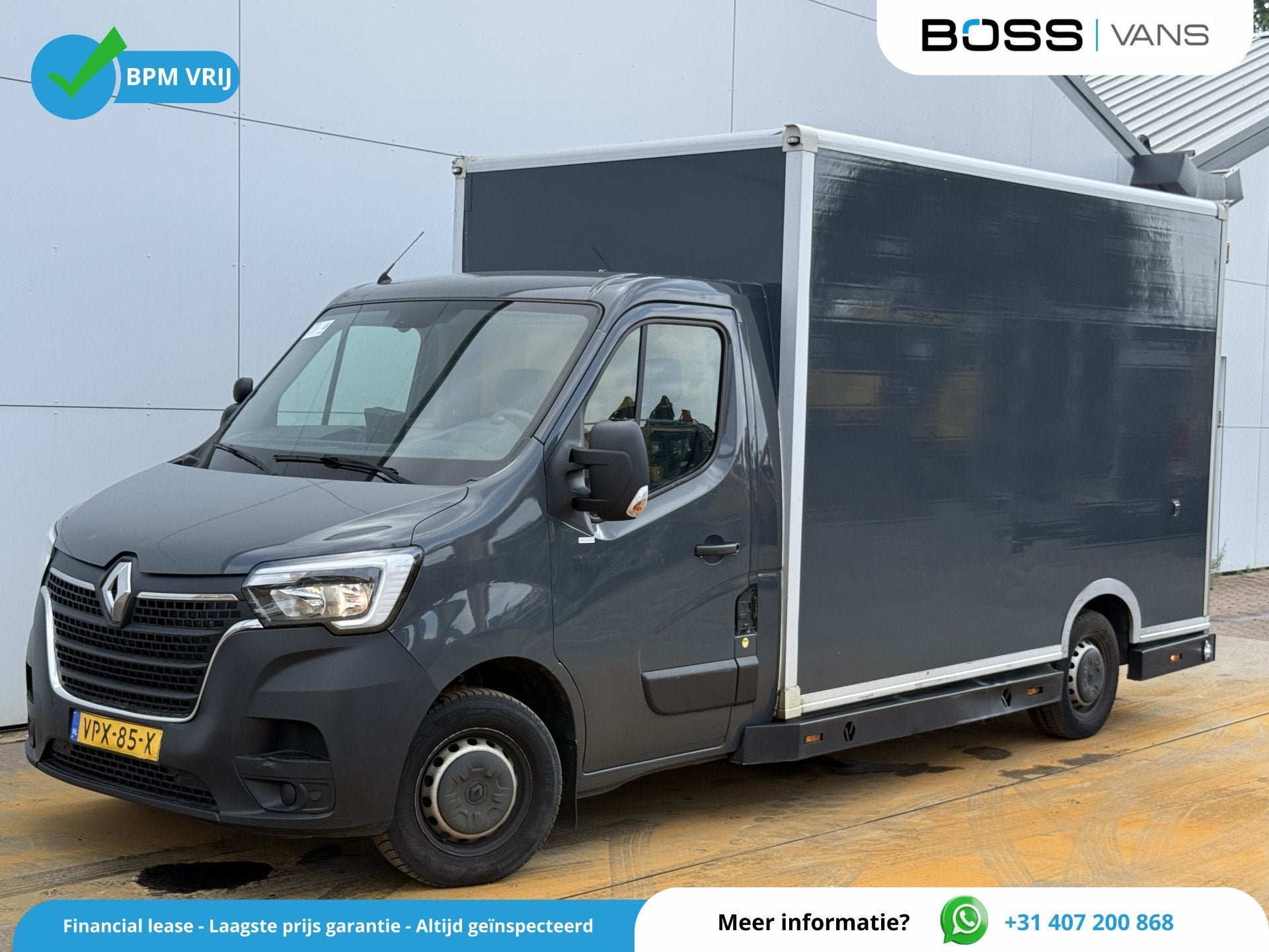 Renault Master Plancher T35 2.3 DCI 150PK Lowliner Bakwagen, Auto's, Bestelwagens en Lichte vracht, Gebruikt, 4 cilinders, Renault