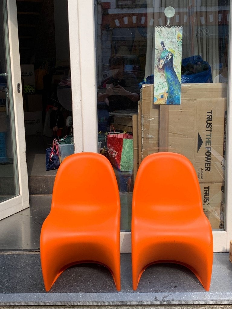 Vitra vrolijke kinderstoel, Kinderen en Baby's, Ophalen, Zo goed als nieuw, Overige typen