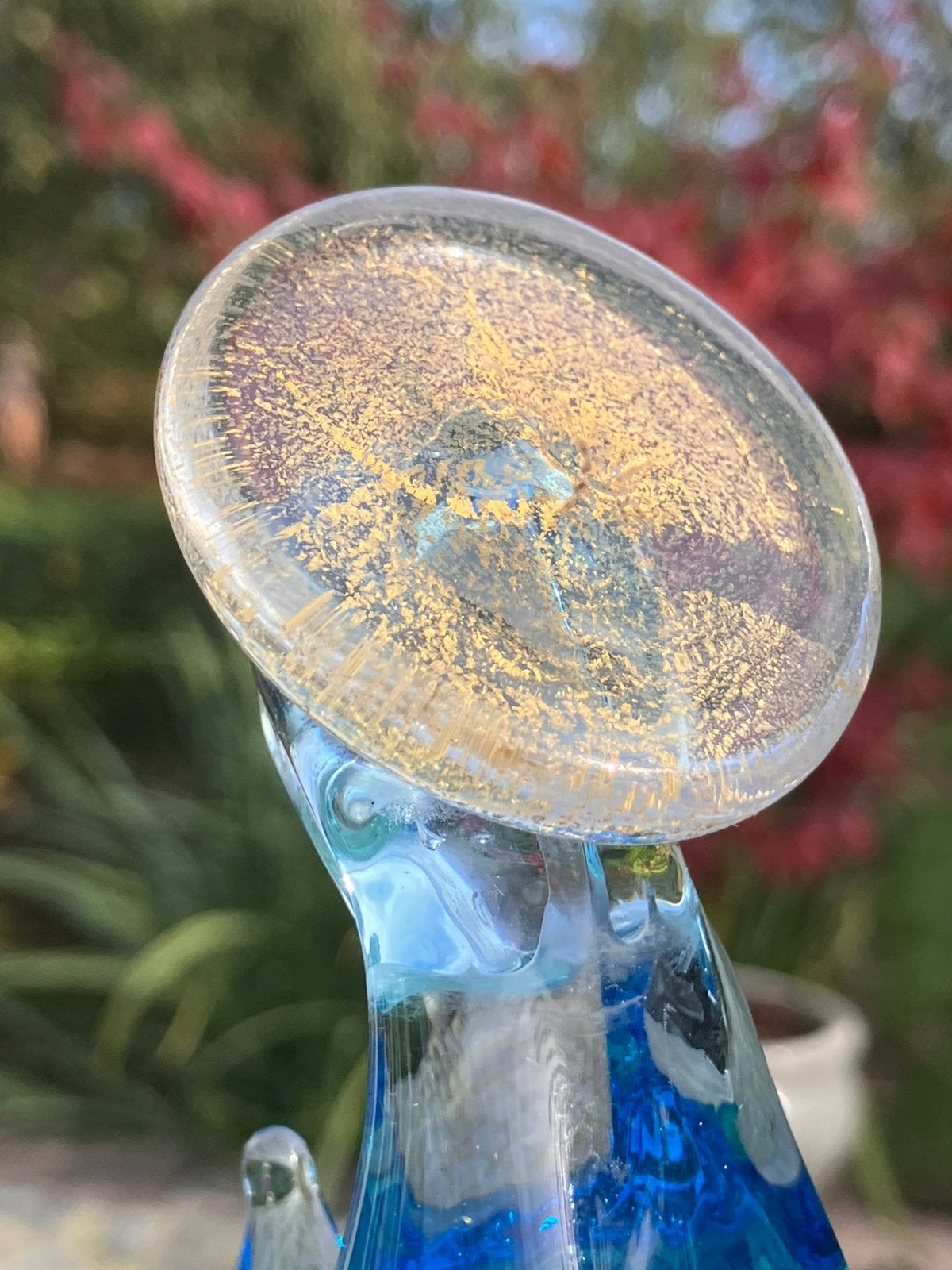 Murano glazen sommerso Madonna beeld, Ophalen of Verzenden