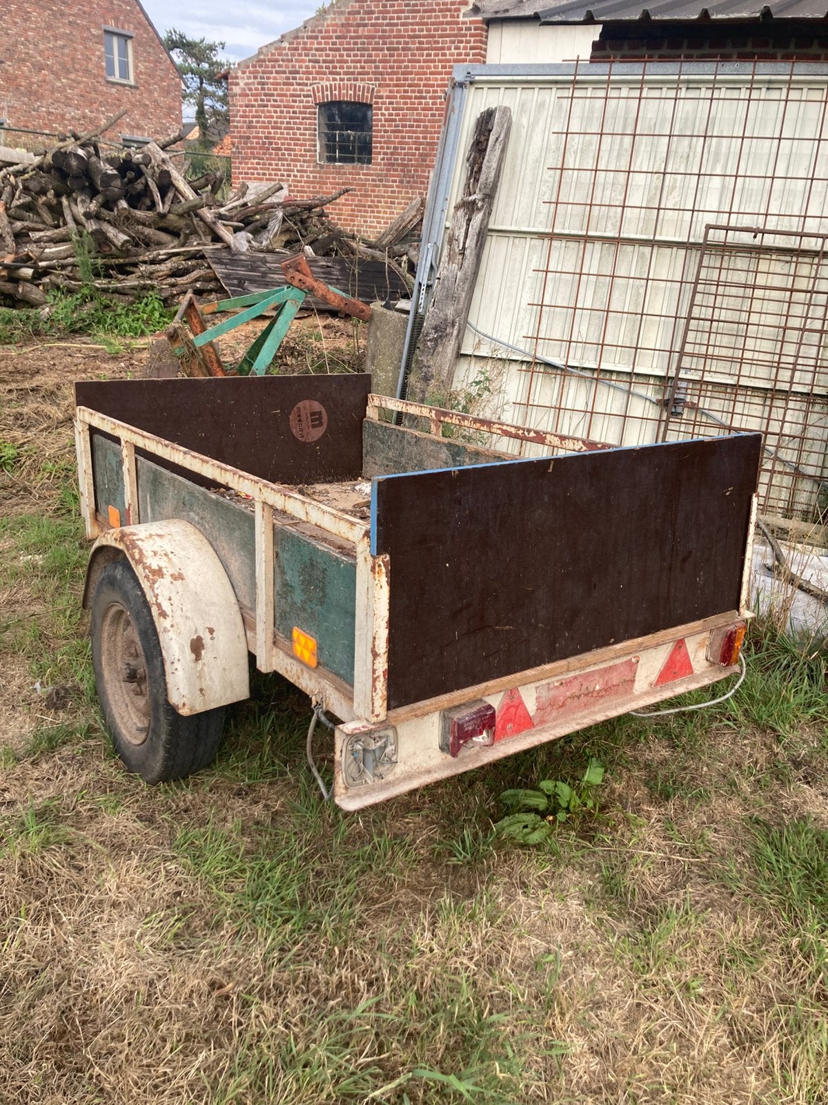 Aanhangwagen, Ophalen, Gebruikt