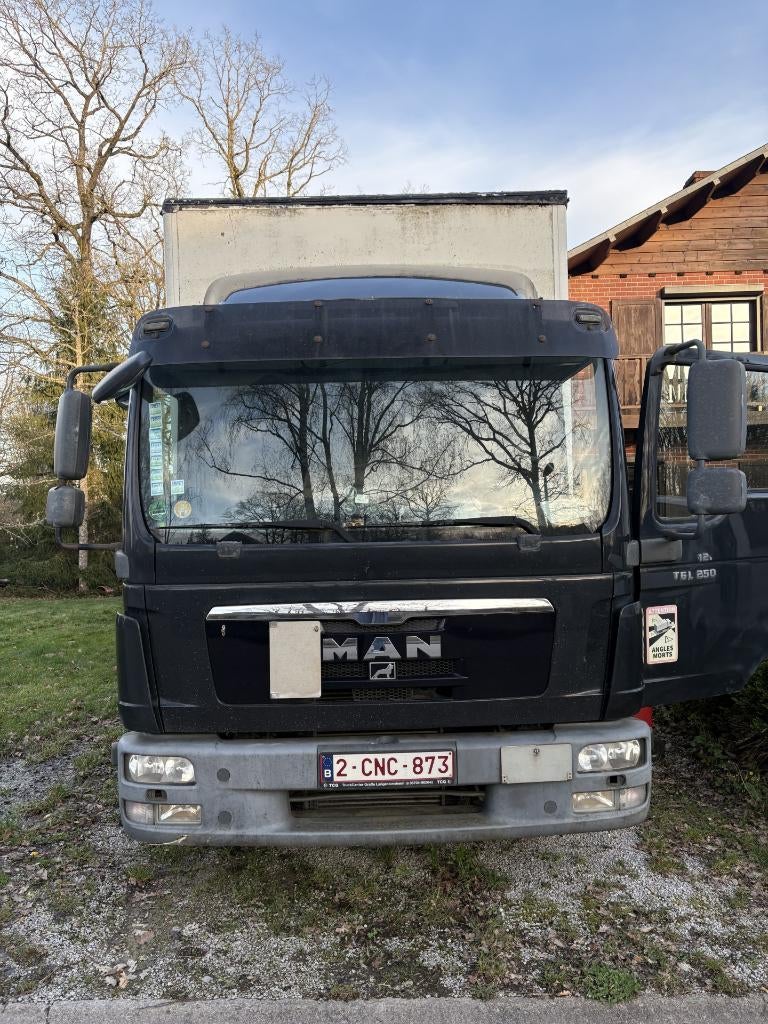 Camion Man TGL12.250, Auto's, Vrachtwagens, Automaat, Euro 5, Zwart, MAN