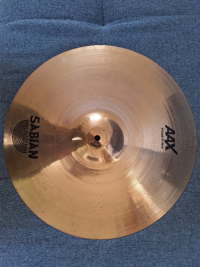 SABIAN AAX V-crash 19" cymbaal, Muziek en Instrumenten, Ophalen, Zo goed als nieuw