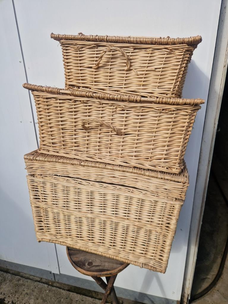 Stevige opbergmanden, wasmand origineel, Ophalen of Verzenden, Zo goed als nieuw
