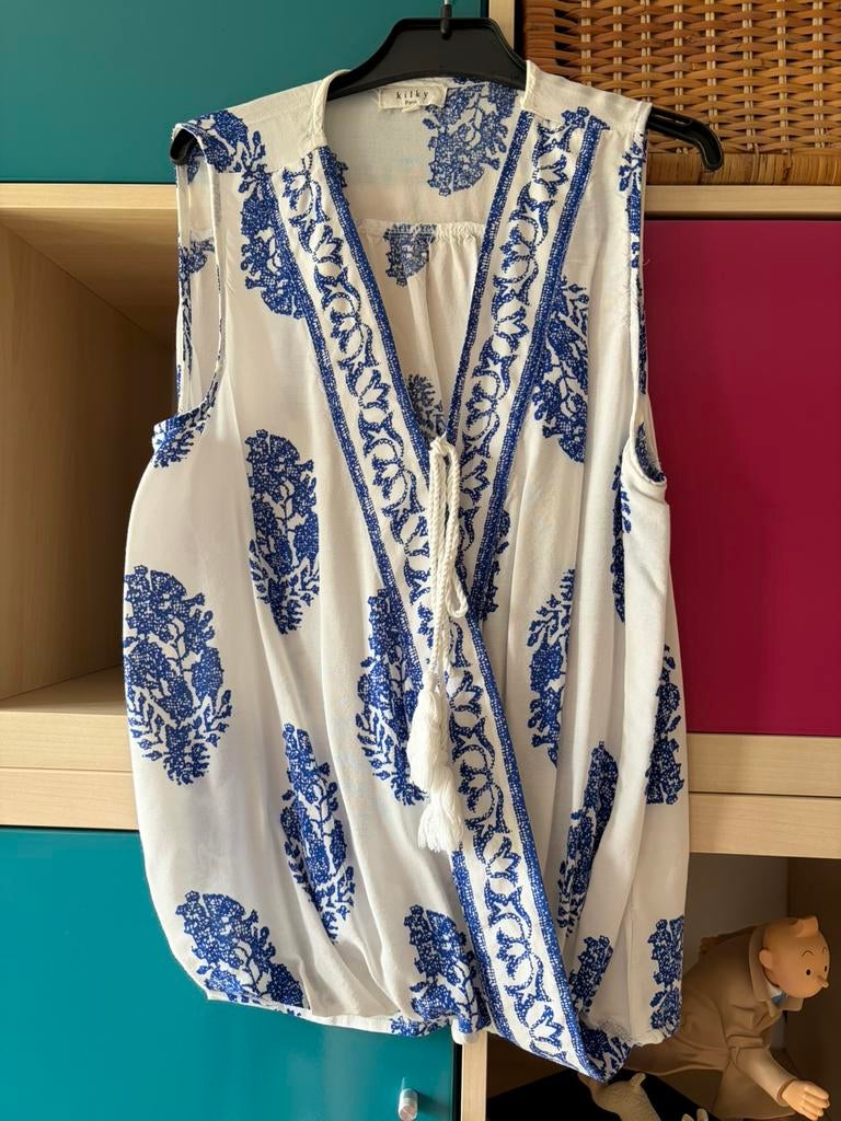 Blouse Kilky taille L comme neuve, Kleding | Dames, Bodywarmers, Ophalen of Verzenden, Zo goed als nieuw
