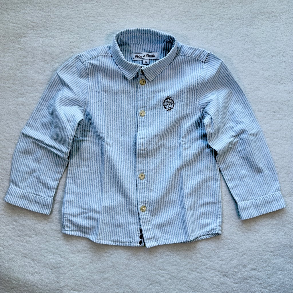 Tartine et Chocolat - hemdje - 5 jaar, Garçon, Chemise ou Chemisier, Comme neuf, Enlèvement
