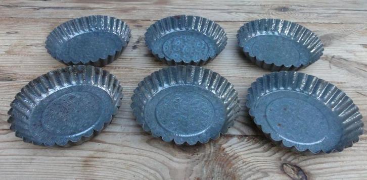 Nog 3 Franse brocante bakvormpjes met figuurtjes, Ophalen of Verzenden