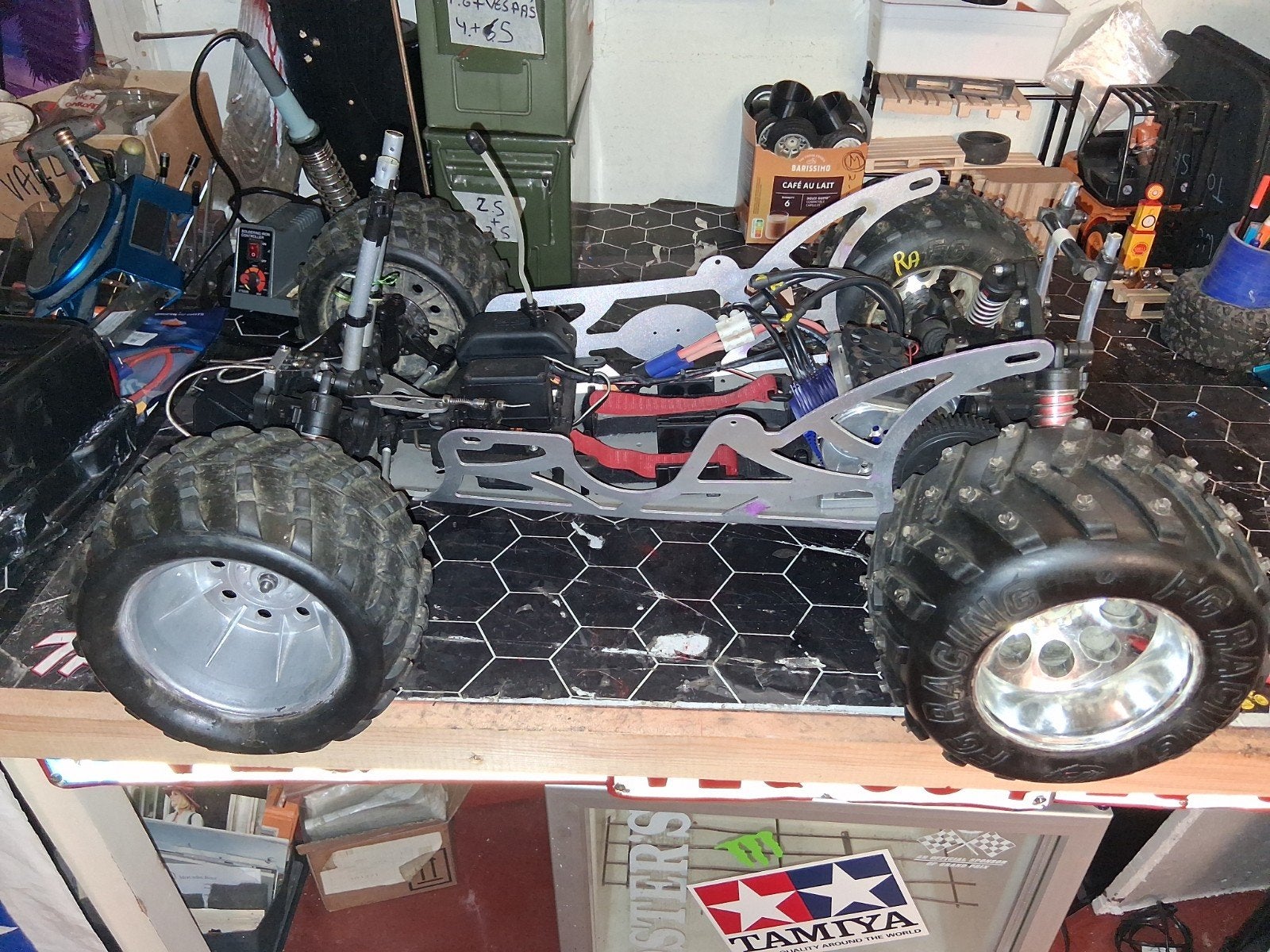 monster truck fg roller reed 6x ! zie chasis, Enlèvement ou Envoi