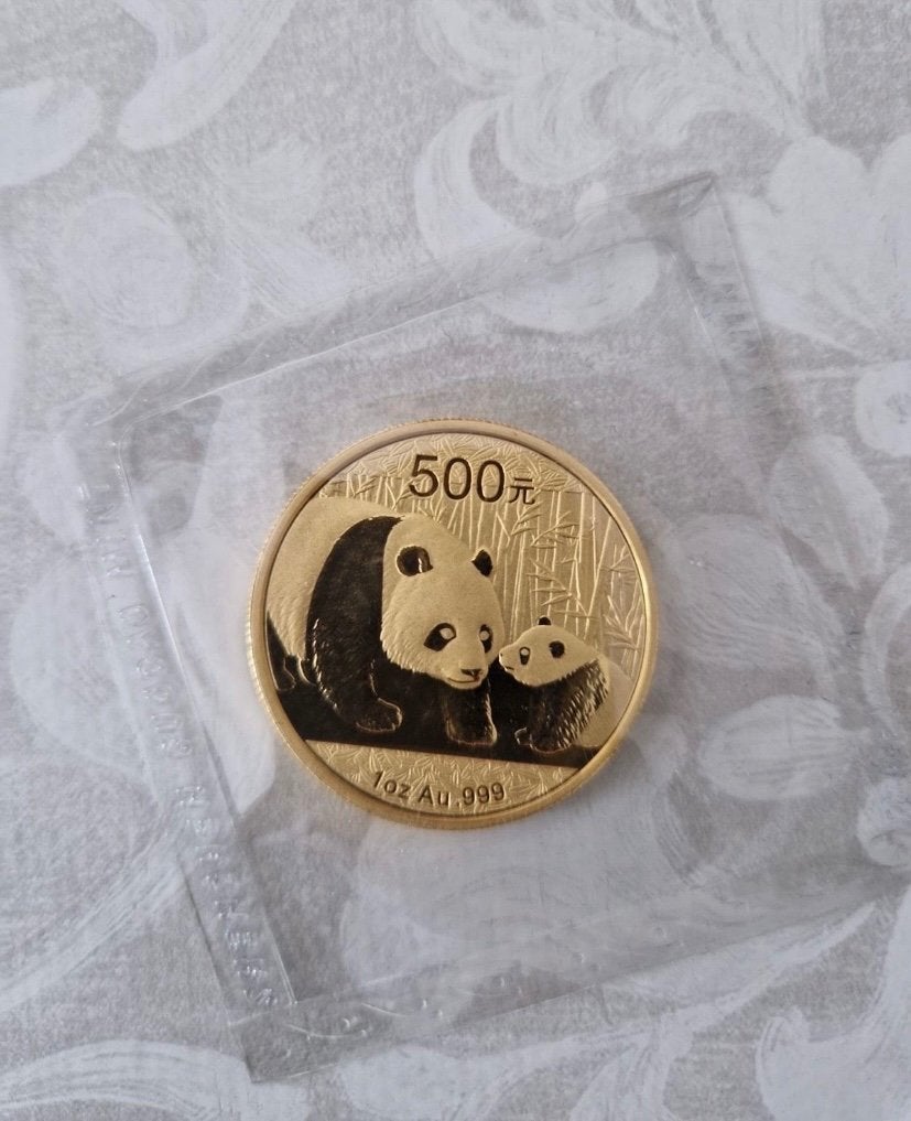Pièce d'or China Panda 2011 - 1 once d'or au .999, Enlèvement ou Envoi, Or