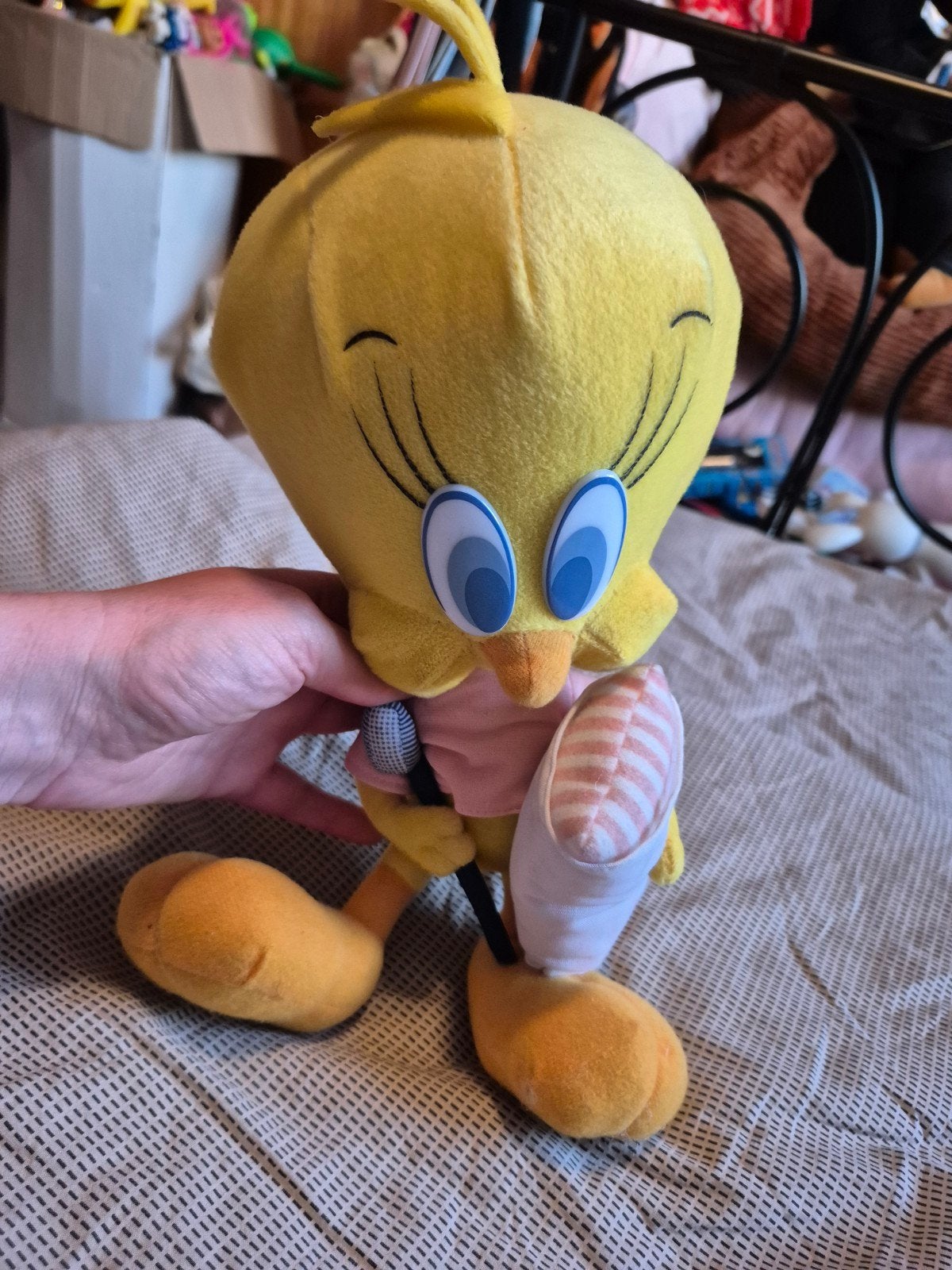 Tweety vintage knuffel gebruikte staat, Kinderen en Baby's, Ophalen of Verzenden