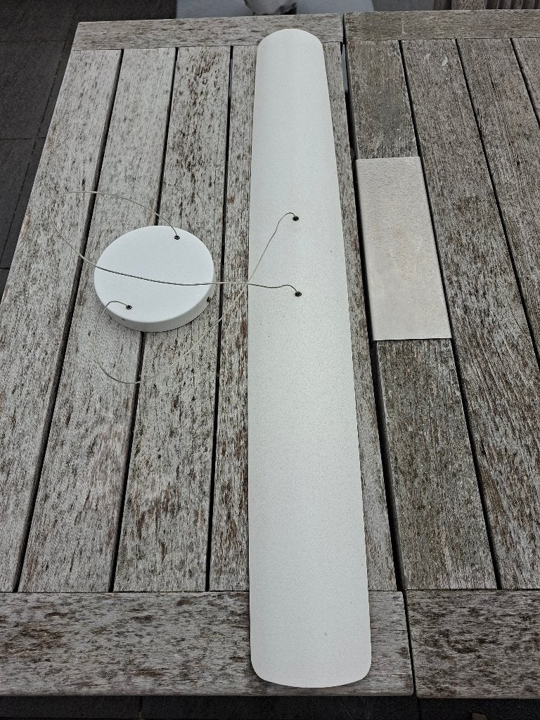LED hanglamp Philips wit - 3 spots, Maison & Meubles, Lampes | Spots, Enlèvement, Philips, LED, Utilisé