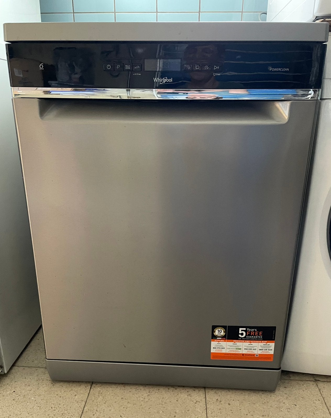 Vaatwas Whirlpool, Elektronische apparatuur, Vaatwasmachines, Ophalen, Gebruikt, 85 tot 90 cm, 45 tot 60 cm