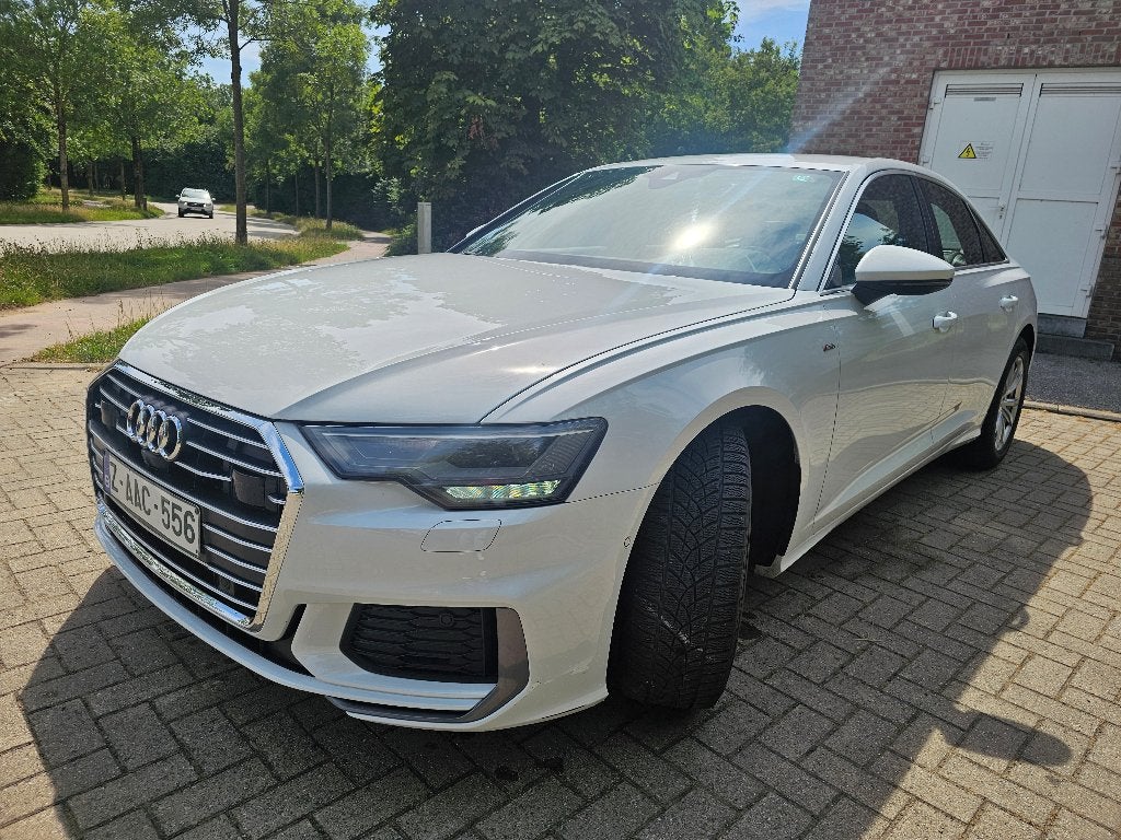 Audi A6 2.0 40TDI 204PK S-Line(Bouw2018/265.000km), Autos, Audi, Cuir, Achat, Feux de jour LED, Entreprise
