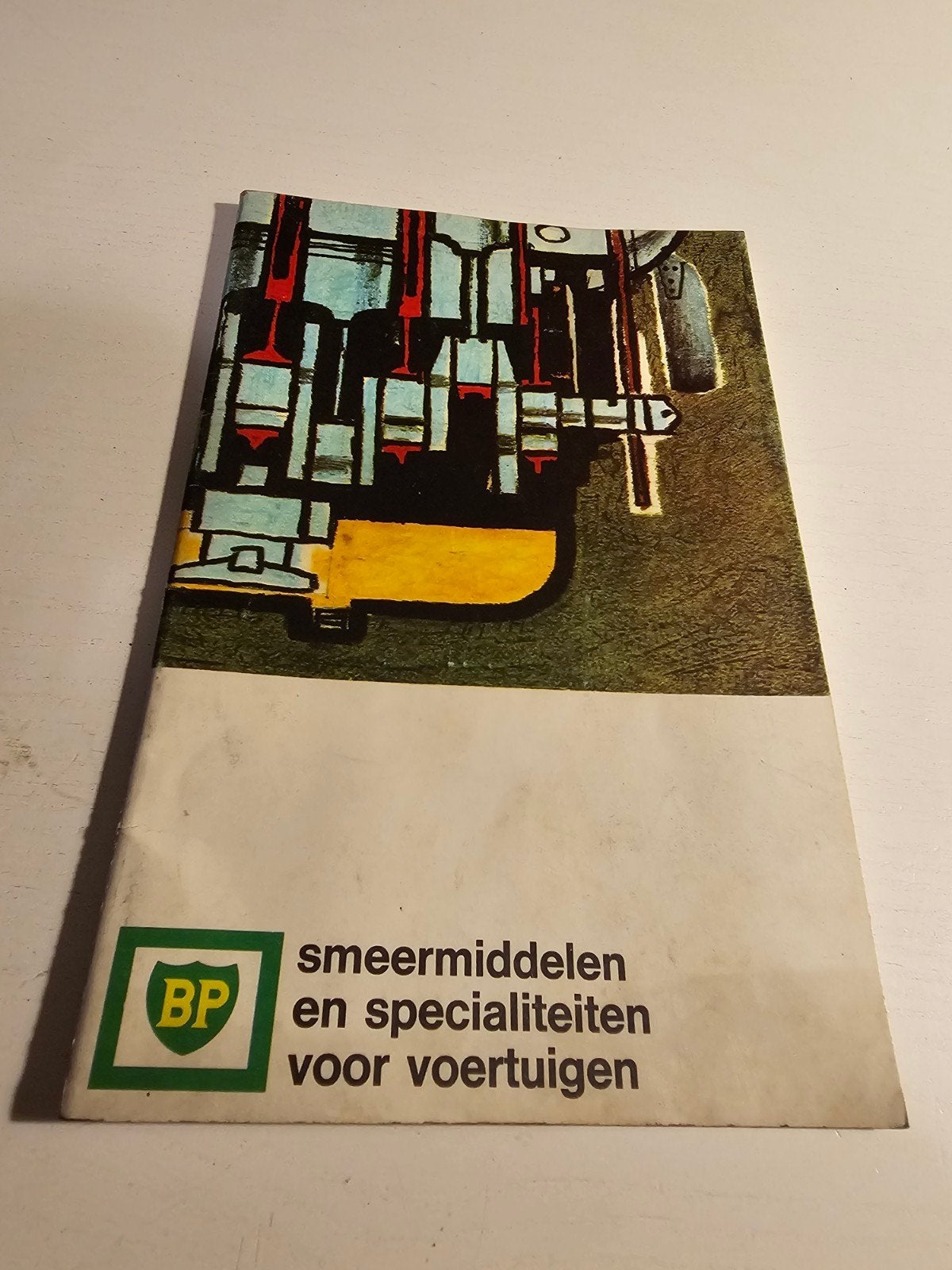 Brochure promotionnelle vintage de BP intitulée « lubrifiant, Collections, Enlèvement ou Envoi