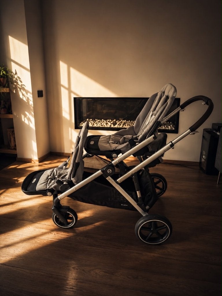 Buggy twins cybex, Enfants & Bébés, Poussettes & Combinaisons, Autres marques, Poussette combi, Avec siège auto, Comme neuf