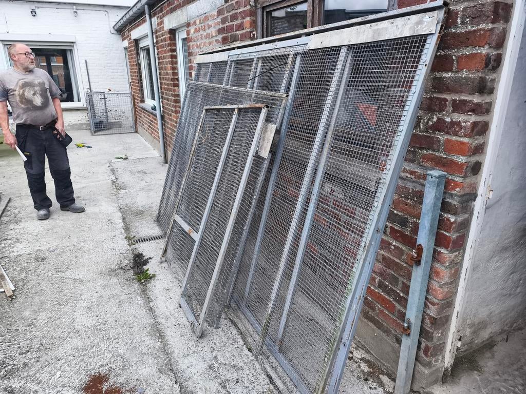 Volière panelen, Ophalen, Volière