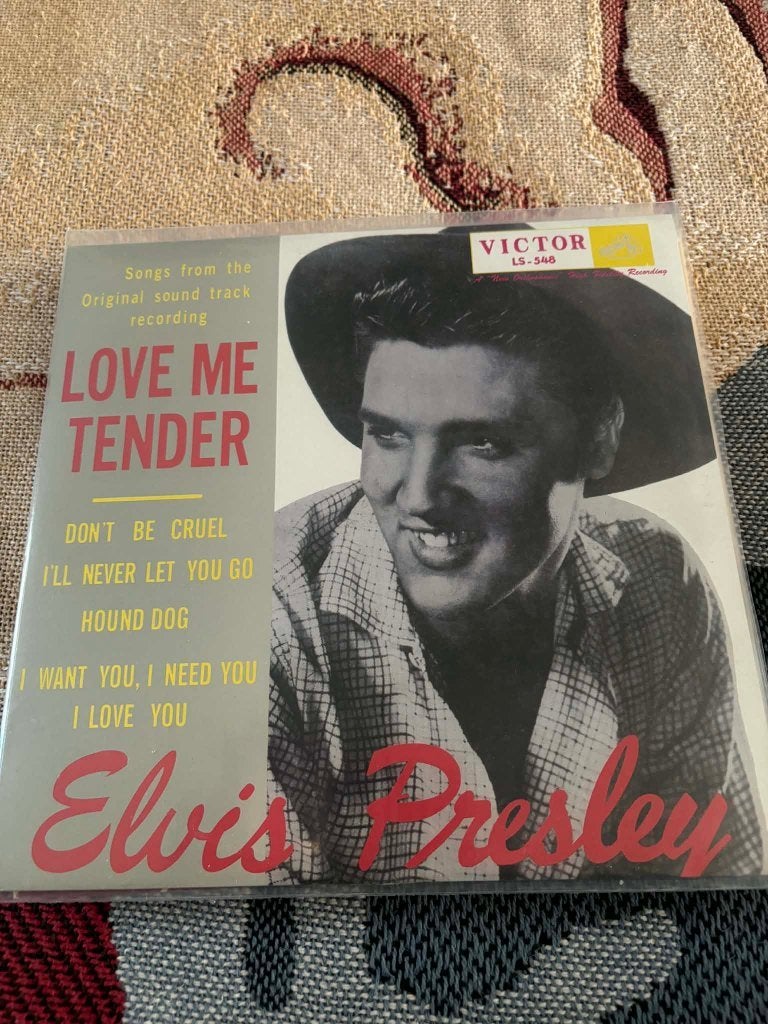 Elvis 10 inch lp, Love me tender, Japanse replica, 15 euro,, LP, 10 inch, Ophalen of Verzenden, Zo goed als nieuw